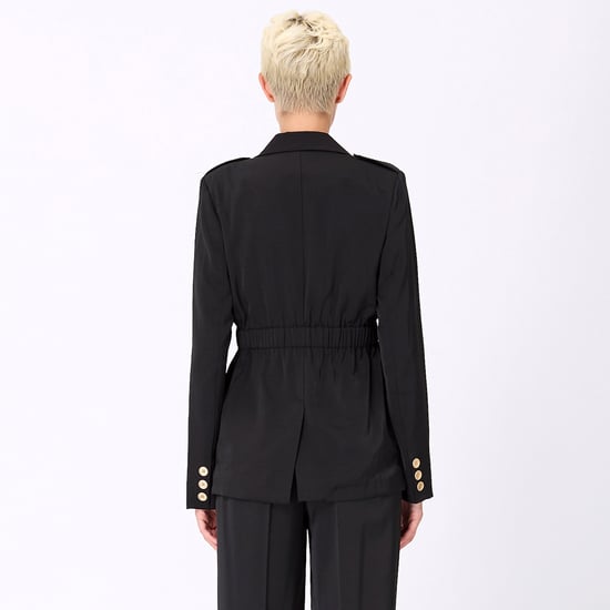 Safari-Blazer mit geraffter Taille - Image 5