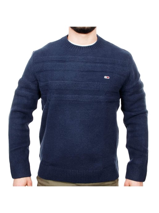 Pull Tommy Jeans Herren Soft Kabel-Flagge - Image 1