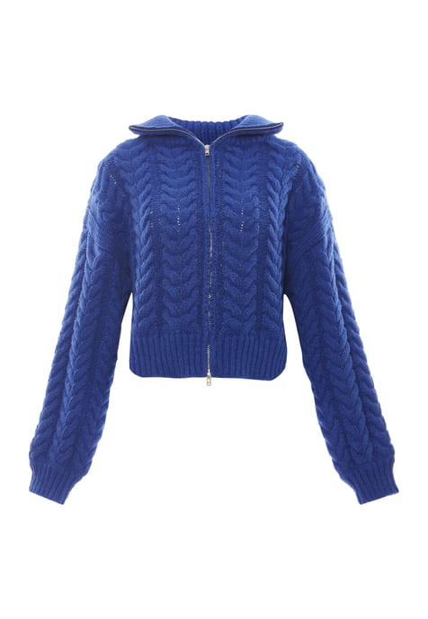 Mymo Strickjacke Damen KÖNIGSBLAU - Image 1