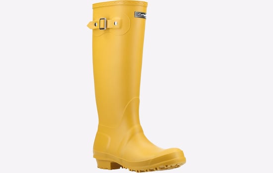 Cotswold Sandringham Pvc Senfgelbe Gummistiefel - Image 2
