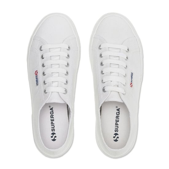 Superga Damen/Damen 2740 Lace Up Plateaus (Weiß) - Image 4