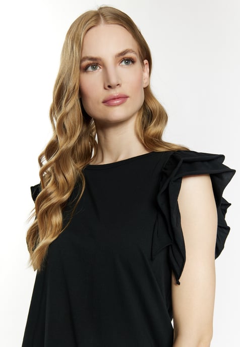Dreimaster T-Shirt Damen schwarz - Image 5