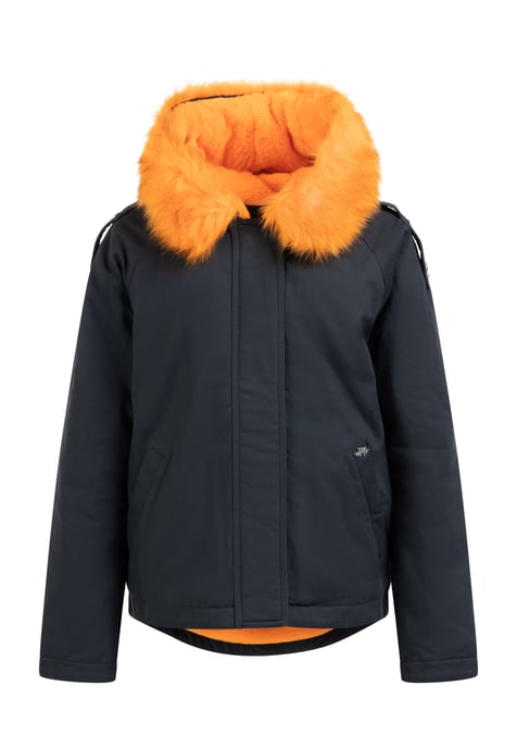 Mymo Winterjacke Damen Meeresorange - Image 1