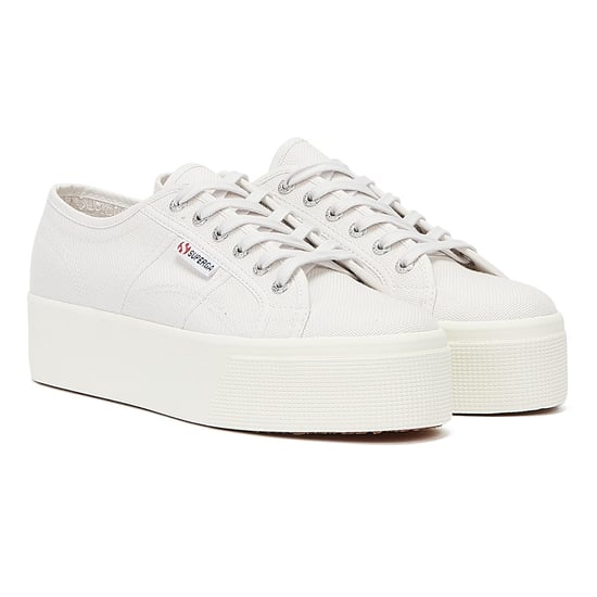 Superga Classic Flatforms 2790 Damen Grau Turnschuhe - Image 1