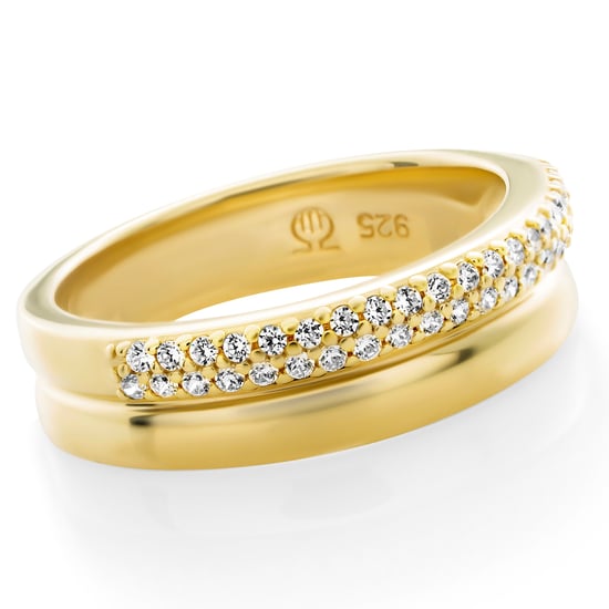 Orphelia 'Emily' Damen-Ring aus 925er Sterlingsilber – Gold ZR-7581/G - Image 2