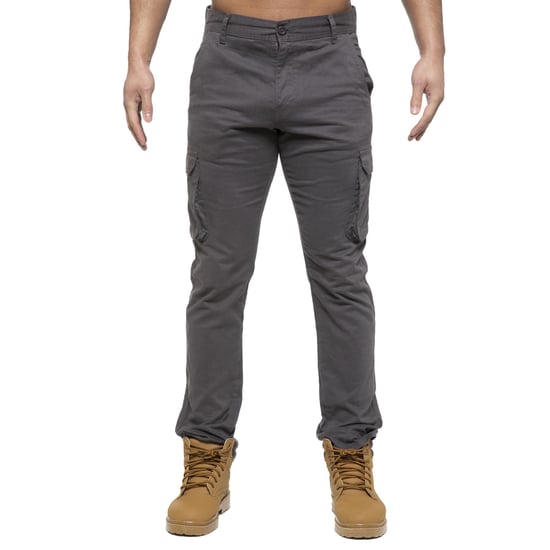 Enzo | Herren Cargo-Hose - Grau - Image 2
