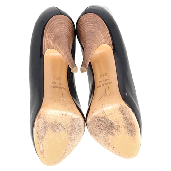 Giuseppe Zanotti Pumps aus schwarzem Lackleder - Image 6