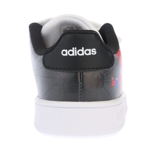 Boy's adidas Infant Spiderman Advantage Trainers in White Black