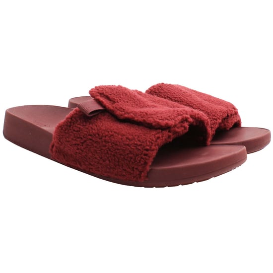 Vionic Keira Shearling Damen Rote Slider - Image 4