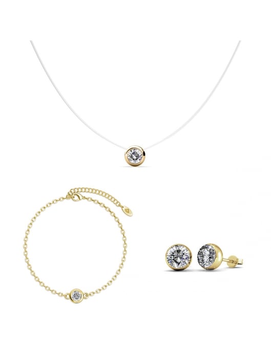 Mond-Set - Gold und Kristall - Image 1
