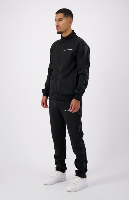 Black Bananas Taped Initial Tracktop, Black