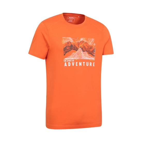 Mountain Warehouse - "Adventure Begins" T-Shirt für Herren (Orange) - Image 4