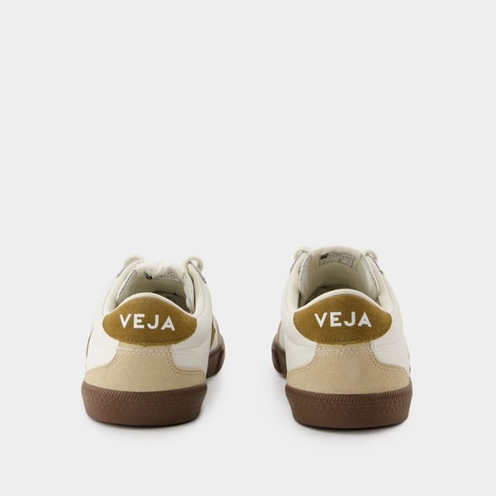 Volleyball Sneakers - Veja - Leder - Weiß - Image 2