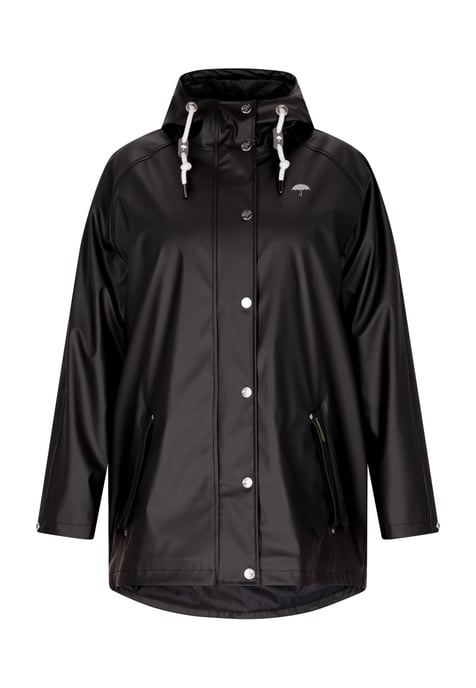 Schmuddelwedda Regenmantel Damen schwarz - Image 1