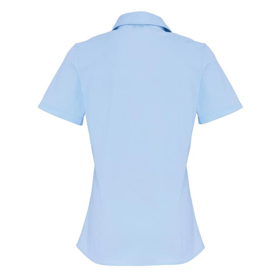 Premier - Formelles Hemd für Damen kurzärmlig (Blassblau) - Image 2