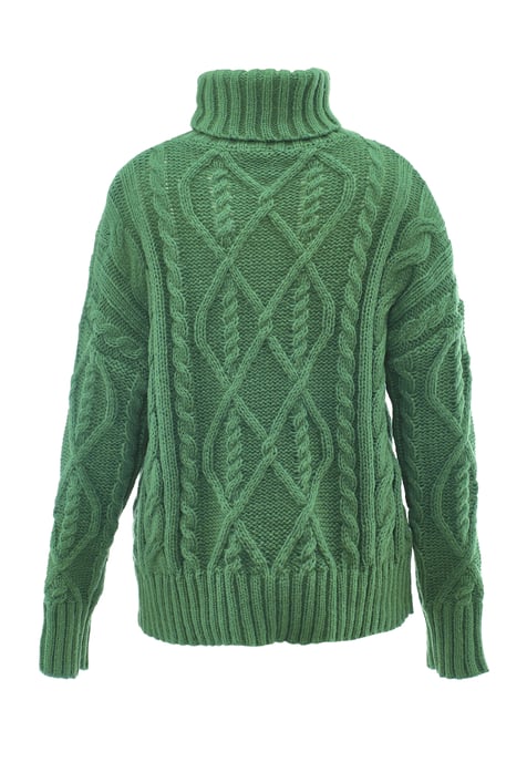 Mymo Rollkragenpullover Damen grün - Image 2