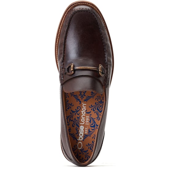 Base London Madison Herren Mokassins aus gebranntem Tan-Leder - Image 4