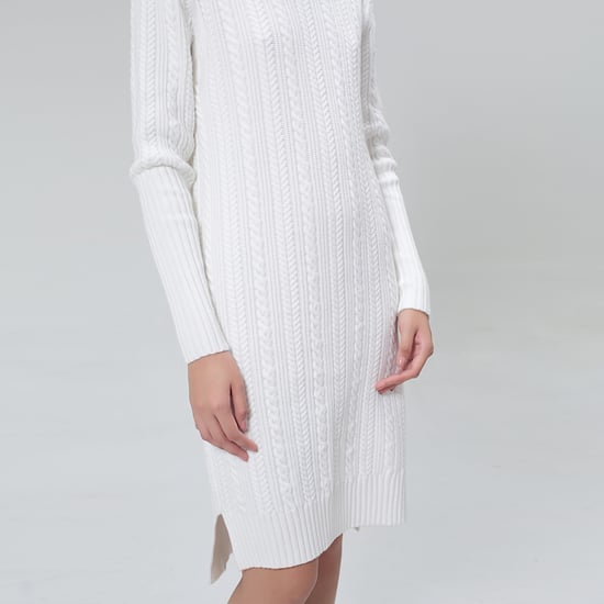 Schnürung im Rücken Pullover Kleid - Image 6