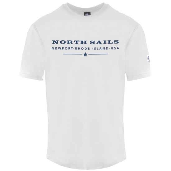 North Sails Newport Rhode Island Weißes T-Shirt - Image 1