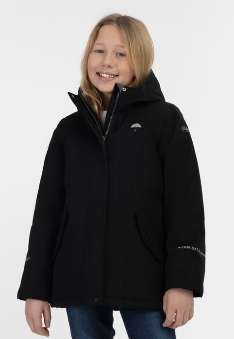 Schmuddelwedda Winterjacke Mädels schwarz - Image 3