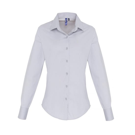 Premier - Hemd für Damen Langärmlig (Silber) - Image 1