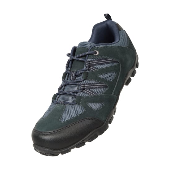 Mountain Warehouse Mens Outdoor III Suede Walking Shoes (Navy)