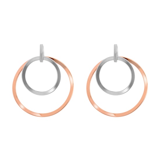 Orphelia 'Margot' Tropfenohrringe aus 925er Sterlingsilber für Damen - Silber/Rosé ZO-7387 - Image 1