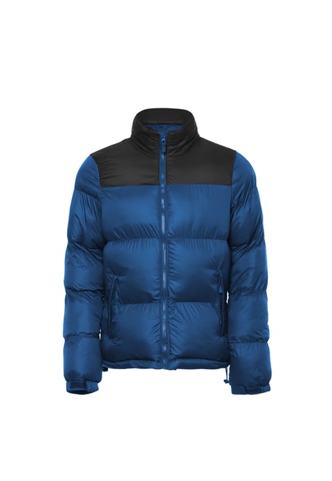 Mo Wattierte Steppjacke Herren Dunkelblaugrün Schwarz - Image 3