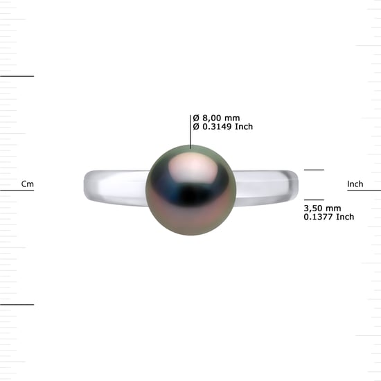 DIADEMA - Ring Tahitian Pearl