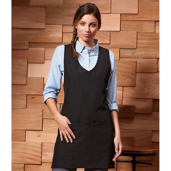 Premier Womens/Damen Wickel Tunic Schürze (Schwarz) - Image 2