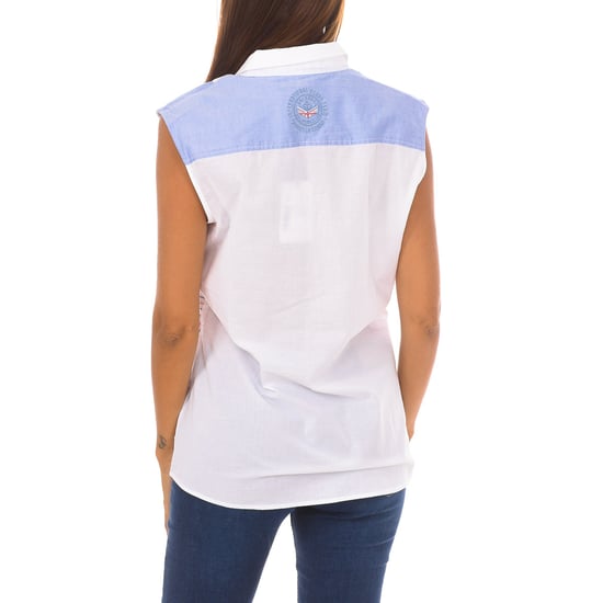 PIETRA Stehkragen ärmellose Bluse GLVSW1045031 Damen - Image 3