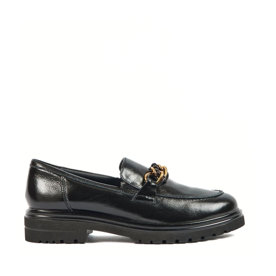 Pod Tate Kunstleder Damen Schwarz Loafers - Image 4