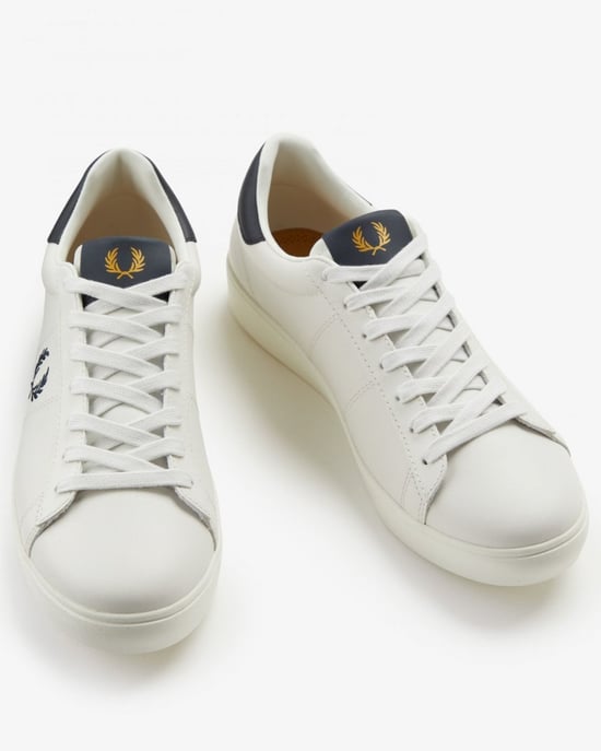 Fred Perry Spencer Mens Leather Trainers NOS