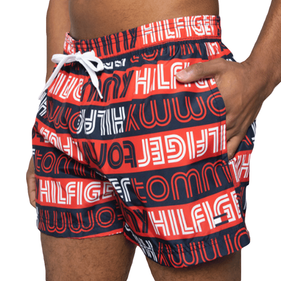 Badehose Tommy Jeans Herren Logo-Motiv - Image 1