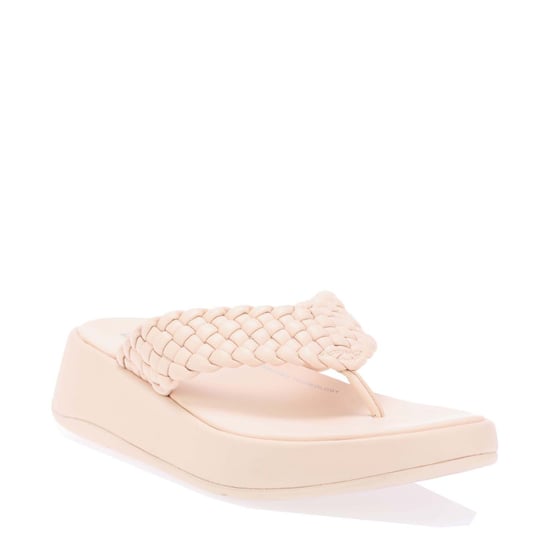 Sandales F-Mode plateforme cuir Fit Flop Pour Femme en Rose - Image 2