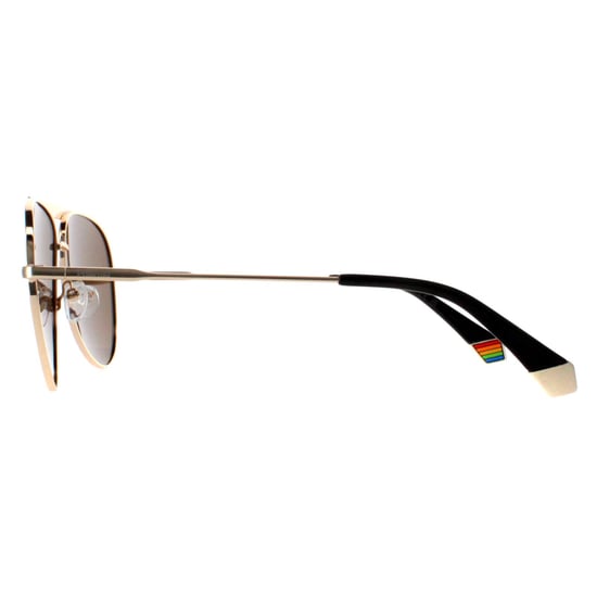 Polaroid Aviator Unisex Gold Ivory Bronze Polarized PLD 6200/S/X