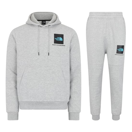 The North Face Herren Small Box Kapuzen-Trainingsanzug-Set in Grau - Image 1