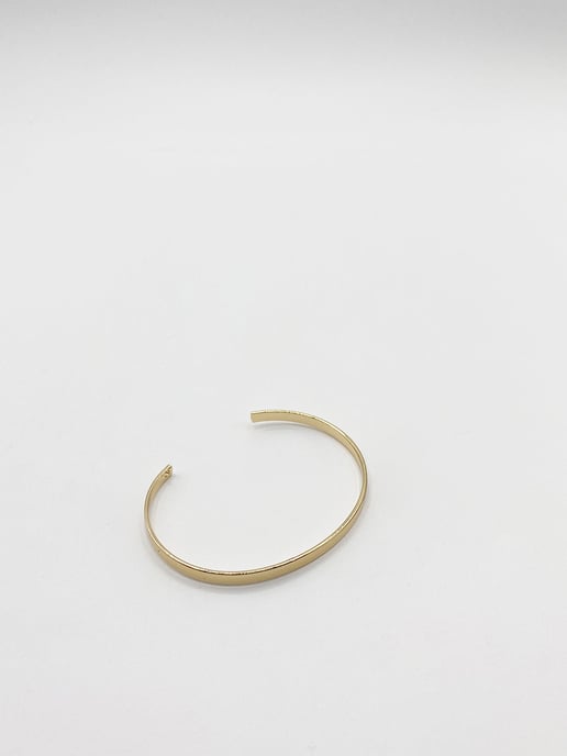 Gold Plain Band Bracelet