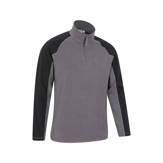 Mountain Warehouse Herren Ashbourne II Hälfte Zip Fleece Top (dunkelgrau) - Image 3