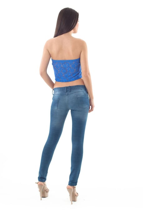 Spitzen-Bandeau in Blau - Image 3