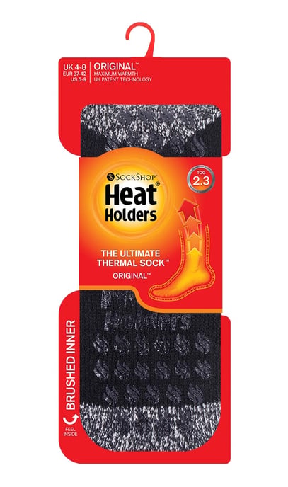 HEAT HOLDERS - Rutschfeste Damen-Thermo-Slipper-Socken mit Griffen - Image 2