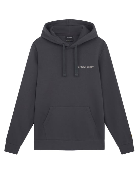 Lyle & Scott - Sweat � capuche brod� en gris fonc� - Image 5