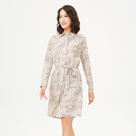 Leicht bedrucktes Shirt-Kleid - Image 3