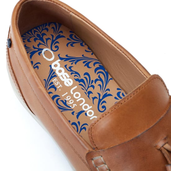 Base London Bonito Herren Mokassins aus gebranntem Tan-Leder - Image 4