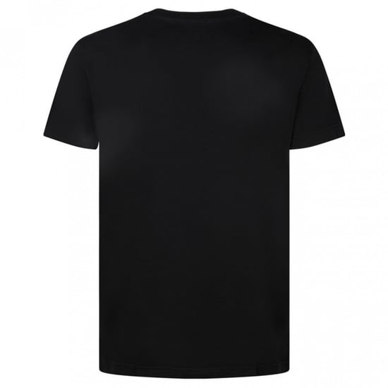 Schwarzes T-Shirt mit Denim-Logo von Diesel Industry - Image 2