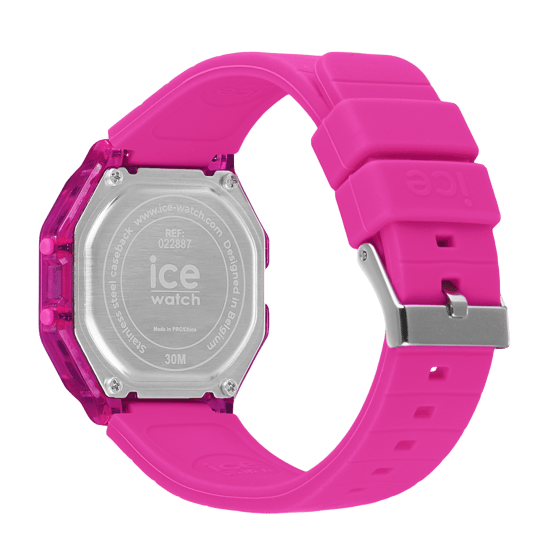 Ice Watch Ice Digit Retro - Neonpink - Klare Mädchenuhr in Pink 022887 - Image 3