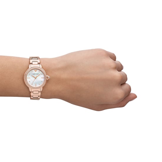 Emporio Armani Mia roségold Damen Armbanduhr AR11523 - Image 4