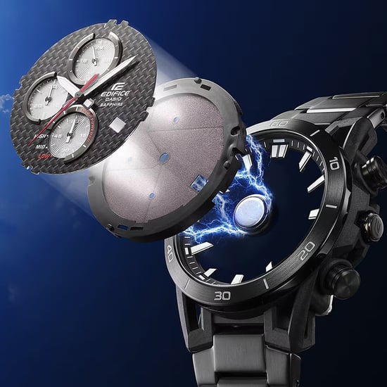 Casio Edifice Herren Schwarz Uhr EFS-S640DC-1AVUEF - Image 2
