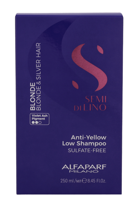 Alfaparf Semi Di Lino Anti-Yellow Low Shampoo. - Image 2