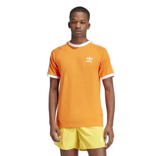 Men's adidas Originals Adicolor Classics 3-Stripes T-Shirt in Orange